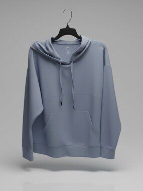 Apana - Preloved, Hooded Light weight Sweatshirt -  Light Blue - Size X-Large